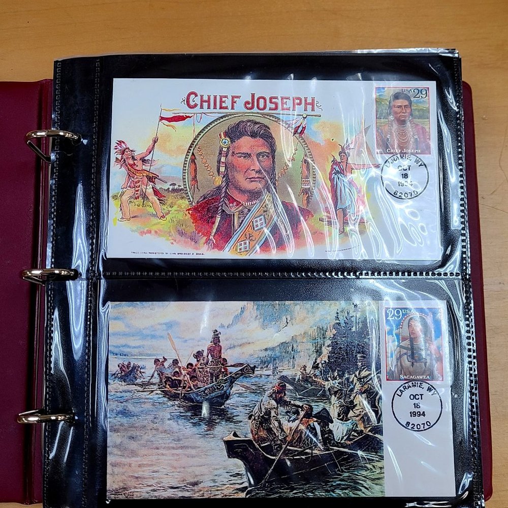 Collection of 136 Legends of the West U.S. First Day Covers